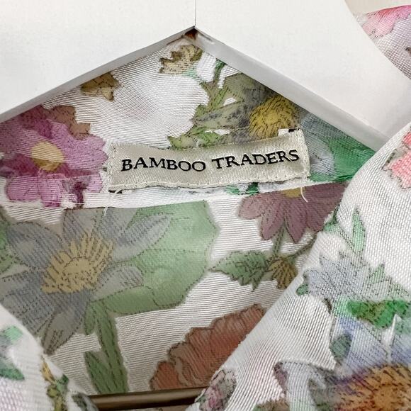 Bamboo Traders Sheer Floral Blouse - Picture 4 of 5